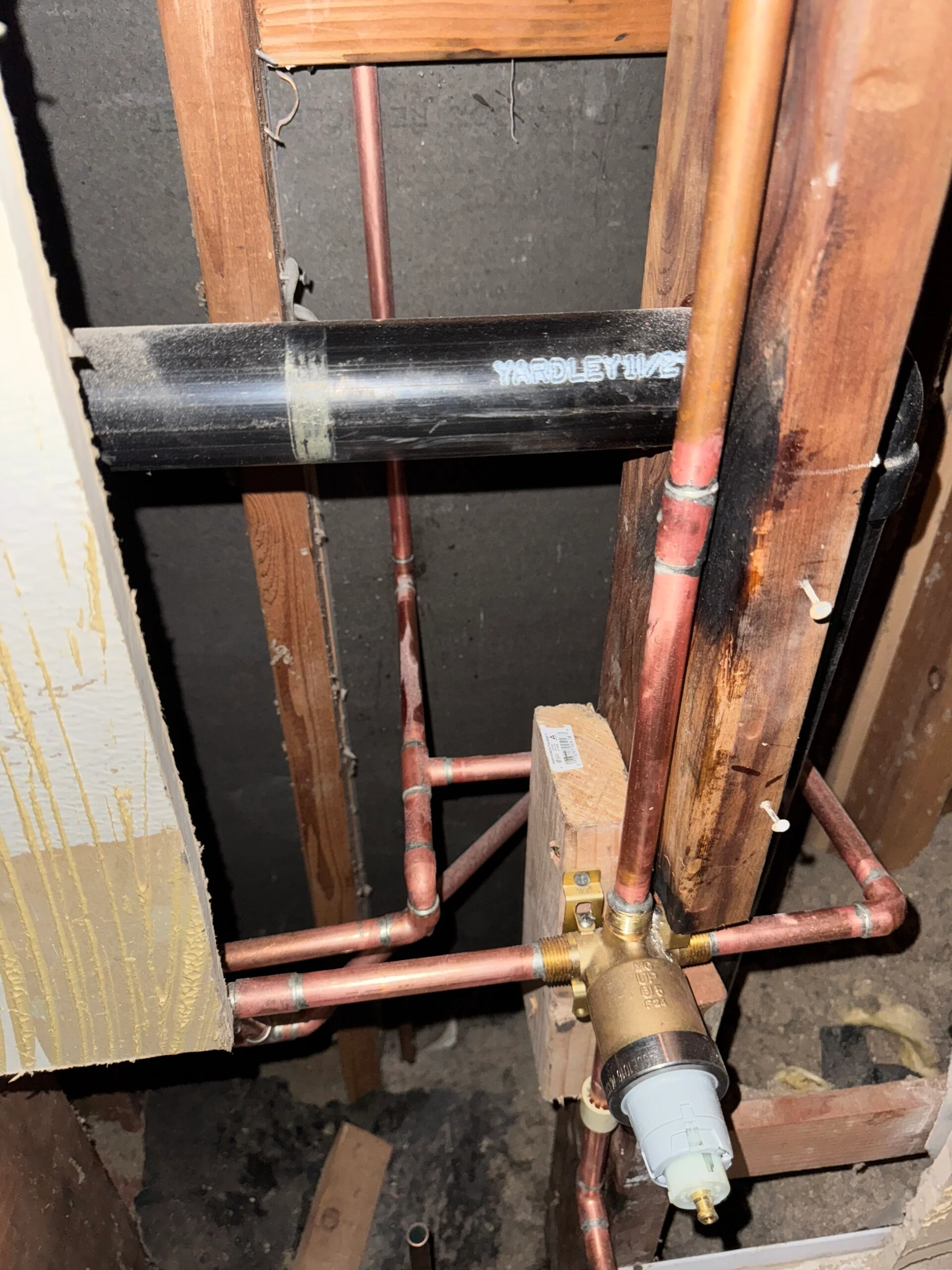 Professional copper pipe repair and soldering work